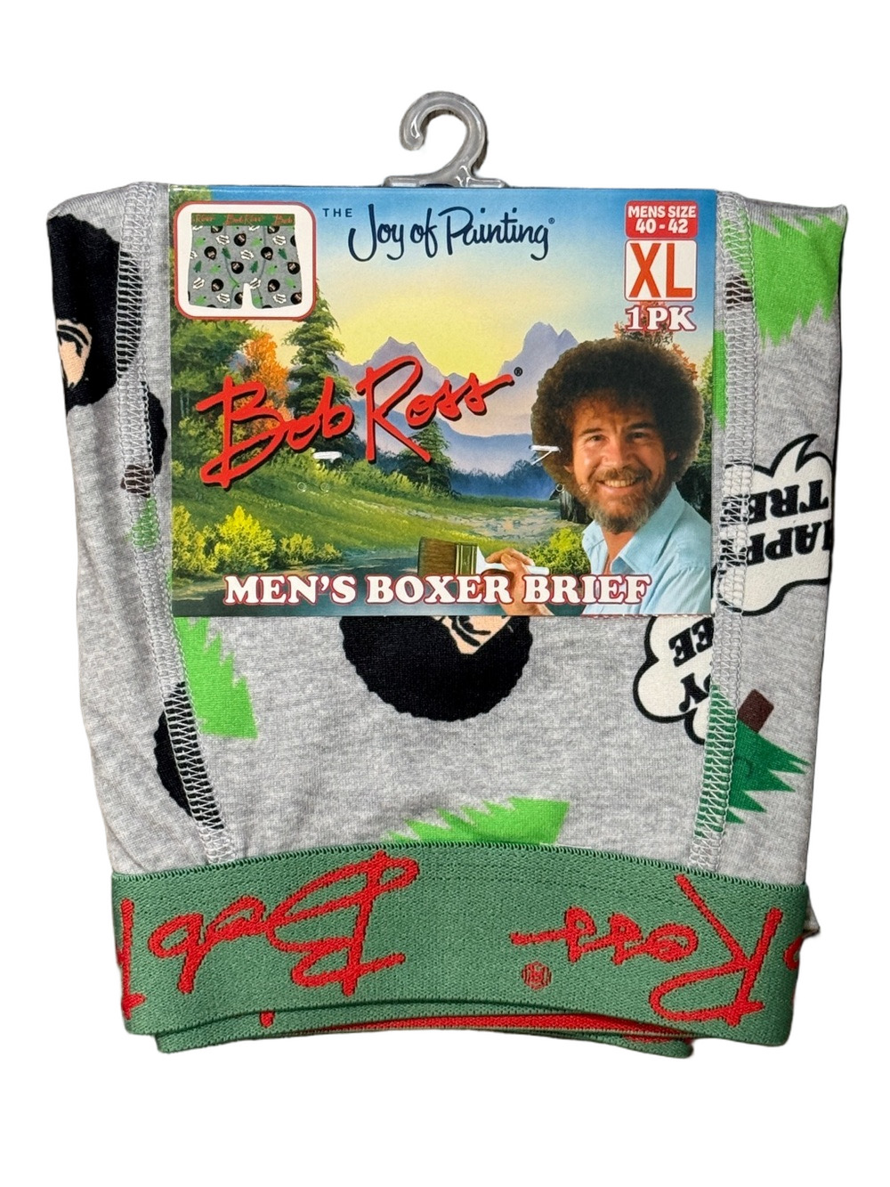 Mens Bob Ross Licensed Boxer Briefs - Size Extra Large XL - NWT